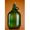 Demizson zöld 5l üveg palack