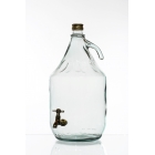 Demizson 5l csapos üveg palack