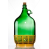 Demizson zöld m.alj 5l üveg palack