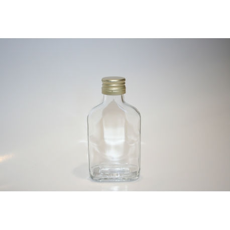 F100 0,1 literes lapos üveg palack